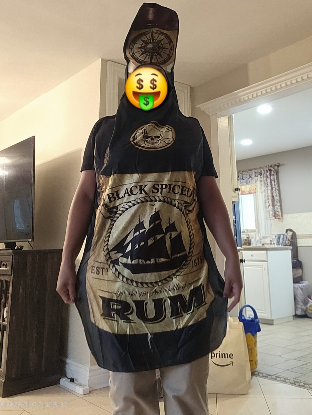 Rasta Imposta Kraken Black Spiced Rum Costume One Size